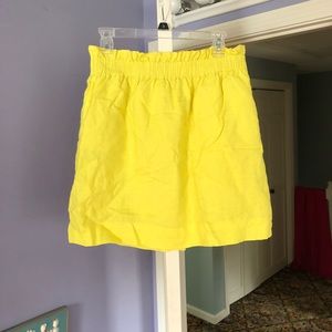 J Crew Bright Yellow Skirt